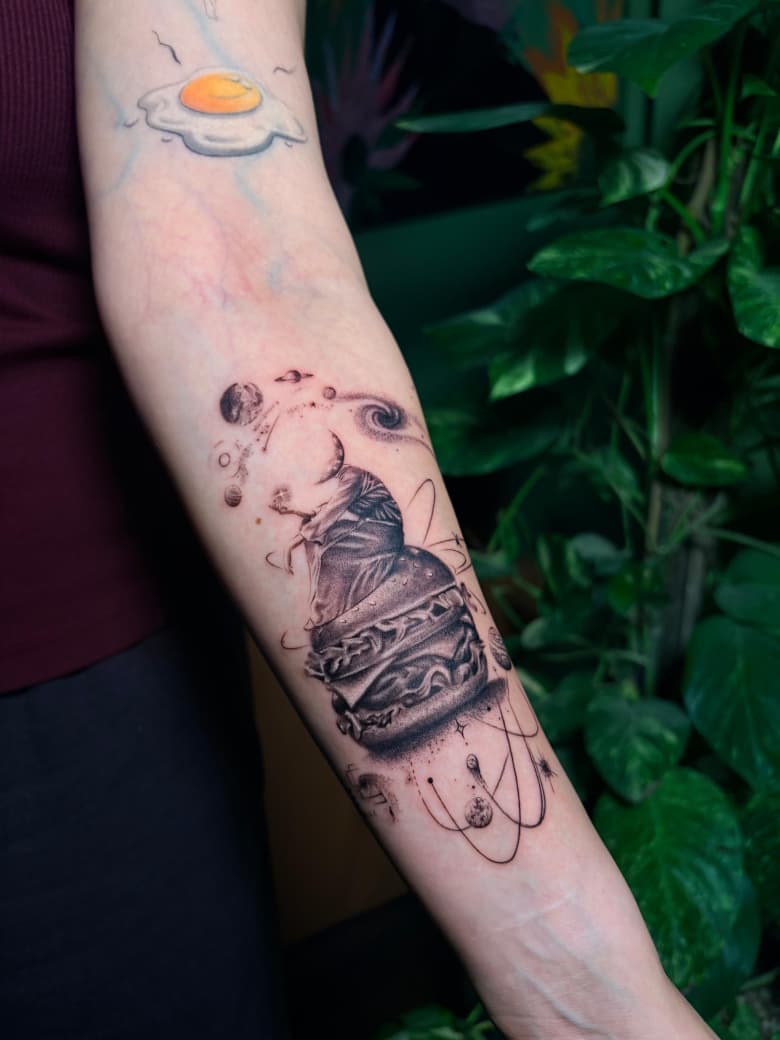 Micro realism tattoo